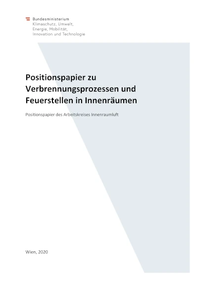 Deckblatt Positionspapier Verbrennungsprozesse