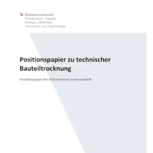 Positionspapier „Technische Bauteiltrocknung“